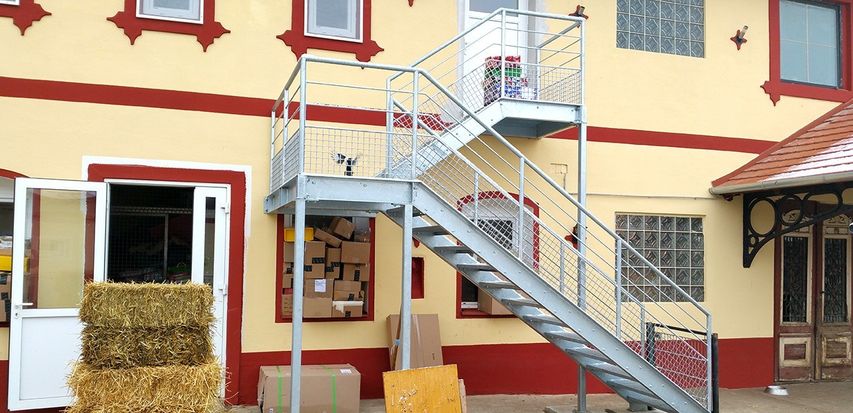 Treppe aus Metall vom Schlosser aus Parndorf